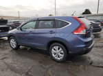 2013 Honda Cr-v Ex Blue vin: 2HKRM4H58DH634832