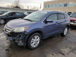 2013 Honda Cr-v Ex Blue vin: 2HKRM4H58DH634832