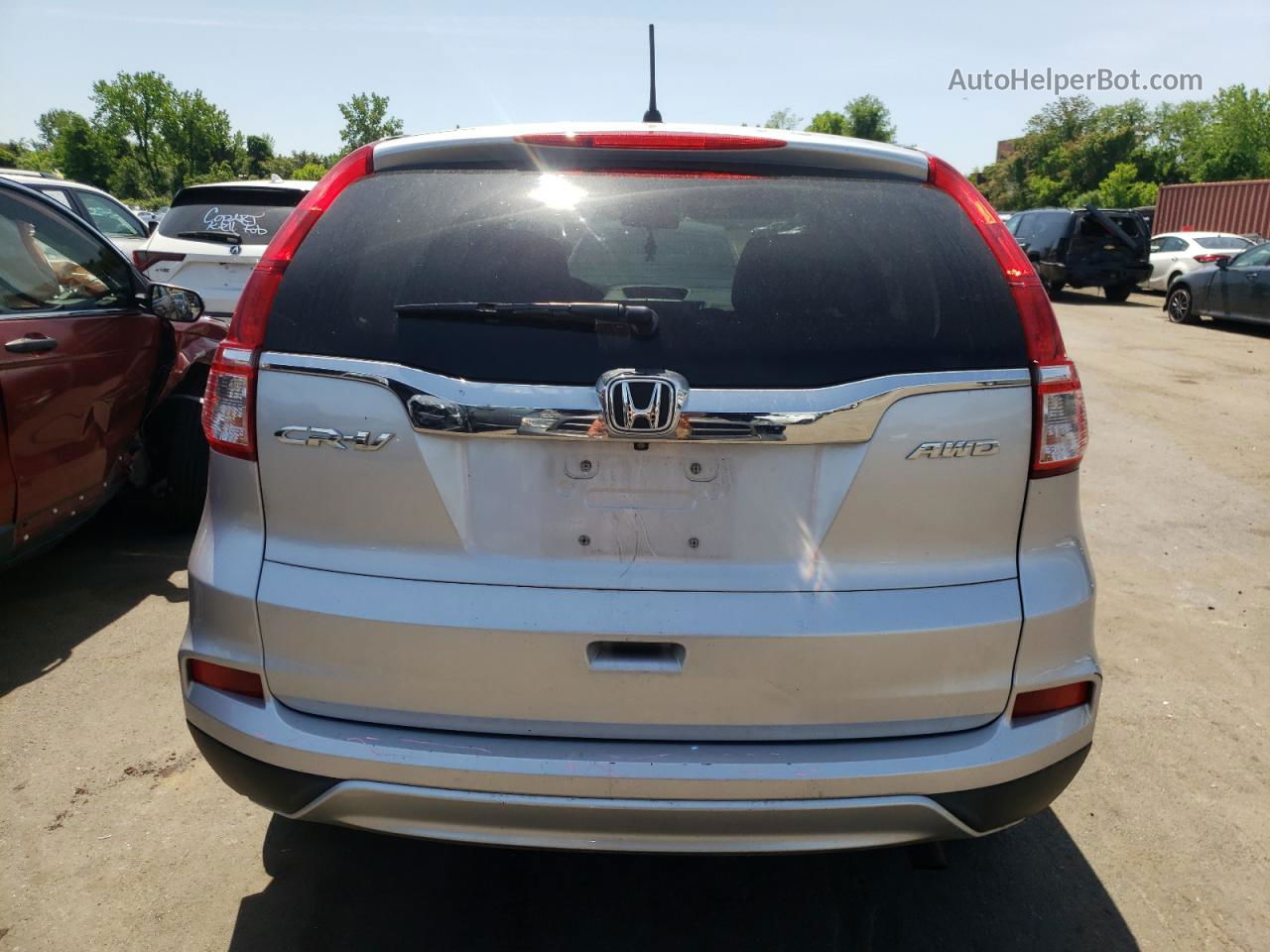 2015 Honda Cr-v Ex Серебряный vin: 2HKRM4H58FH702968