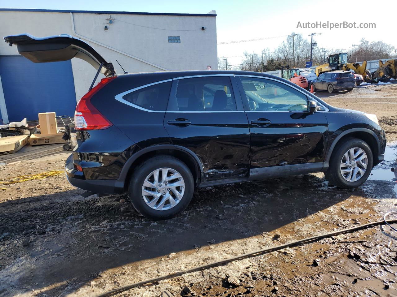 2016 Honda Cr-v Ex Черный vin: 2HKRM4H58GH631305