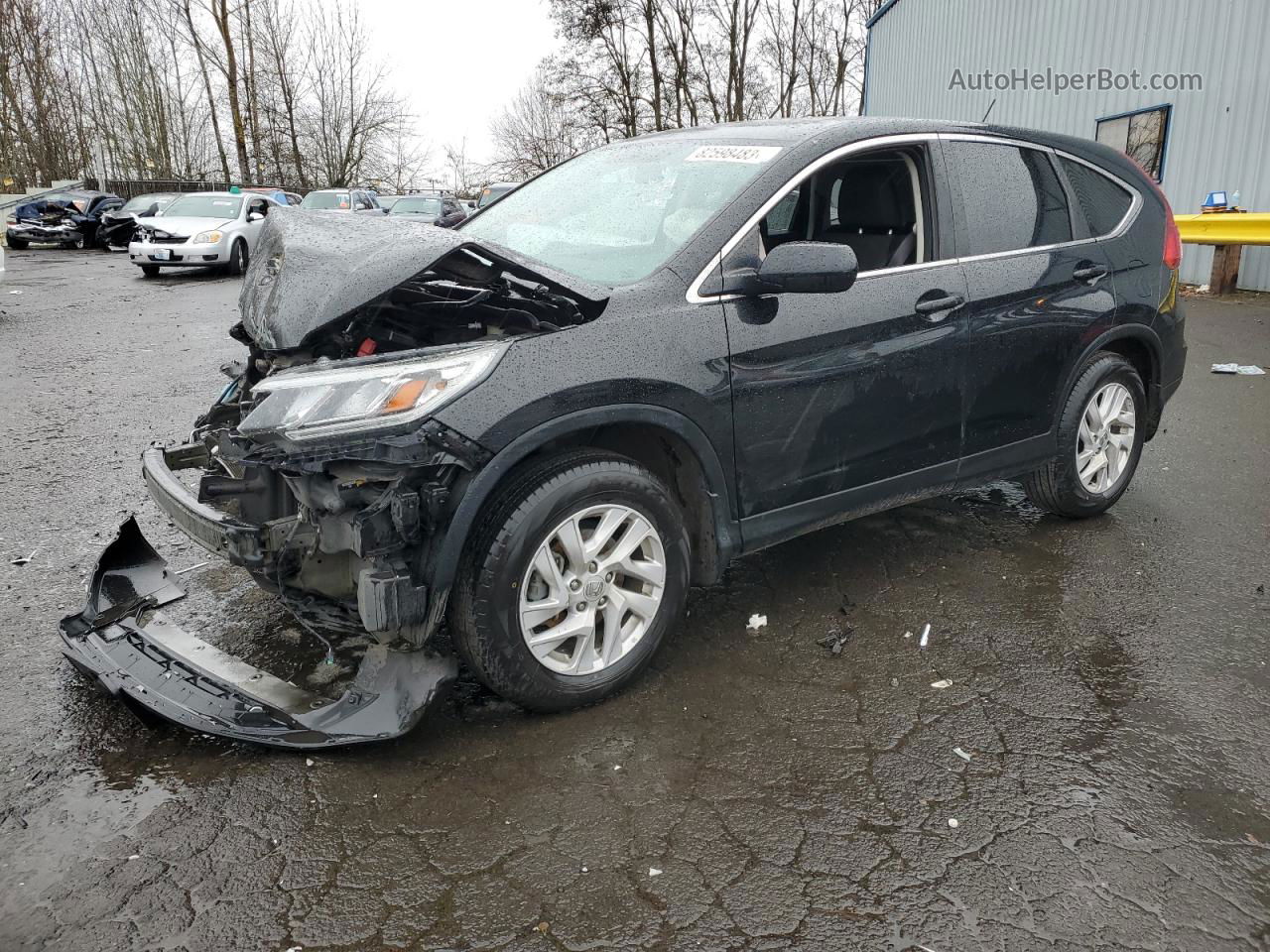 2016 Honda Cr-v Ex Черный vin: 2HKRM4H58GH652171