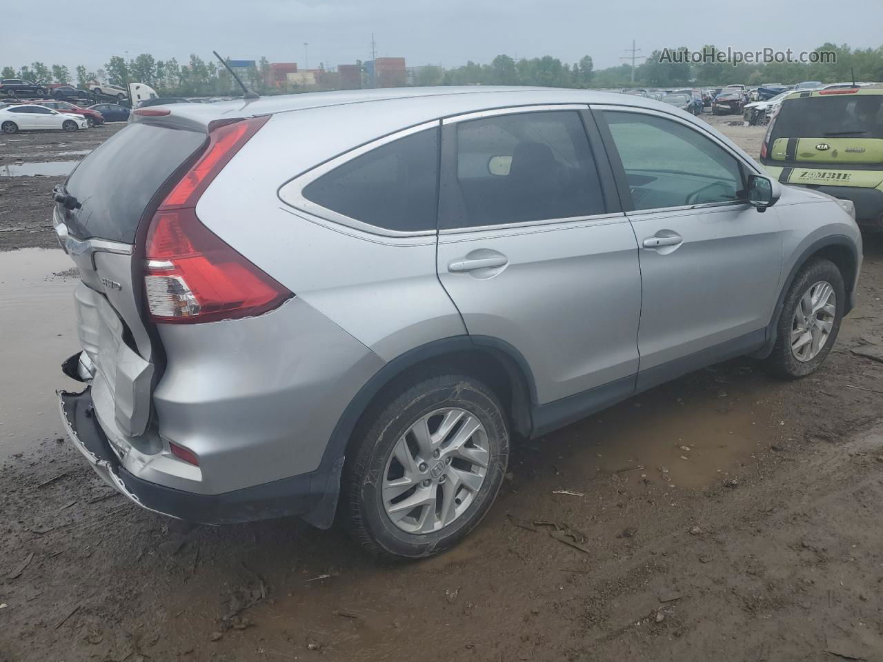 2016 Honda Cr-v Ex Silver vin: 2HKRM4H58GH704690