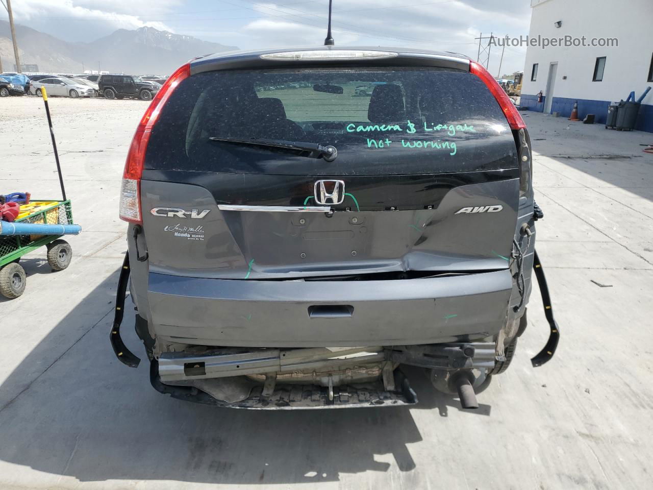 2013 Honda Cr-v Ex Gray vin: 2HKRM4H59DH618428