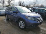 2013 Honda Cr-v Ex Blue vin: 2HKRM4H59DH634855