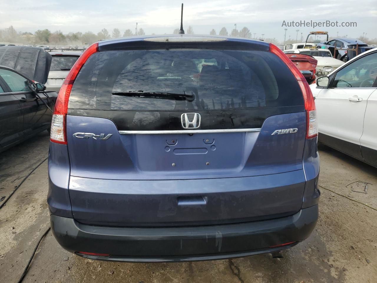 2013 Honda Cr-v Ex Синий vin: 2HKRM4H59DH634855