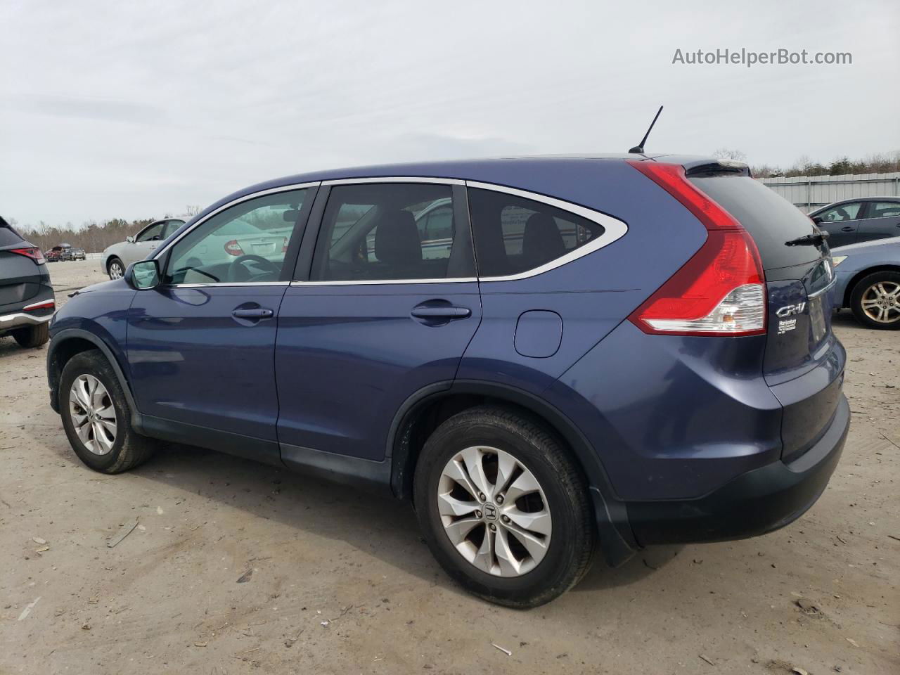 2013 Honda Cr-v Ex Blue vin: 2HKRM4H59DH662512