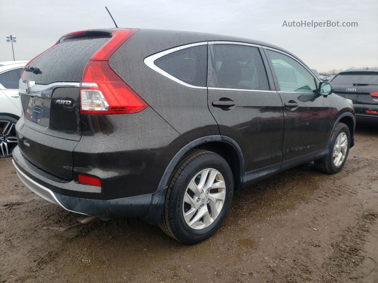 2015 Honda Cr-v Ex Черный vin: 2HKRM4H59FH609456