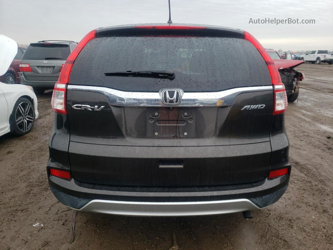 2015 Honda Cr-v Ex Black vin: 2HKRM4H59FH609456