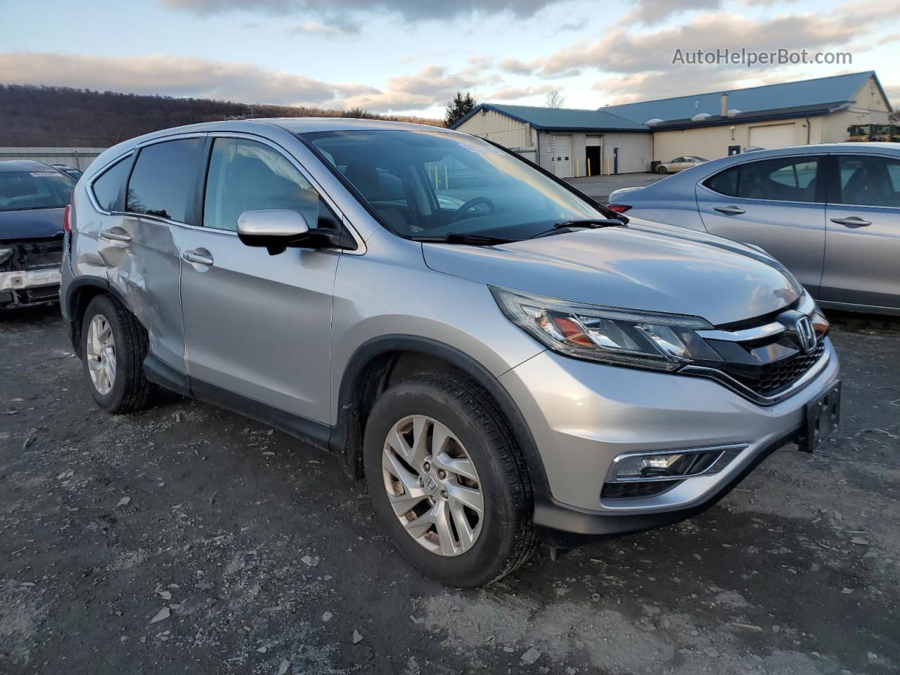 2015 Honda Cr-v Ex Silver vin: 2HKRM4H59FH642442