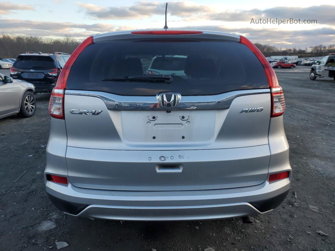 2015 Honda Cr-v Ex Silver vin: 2HKRM4H59FH642442