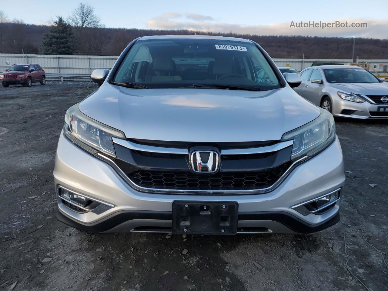 2015 Honda Cr-v Ex Silver vin: 2HKRM4H59FH642442