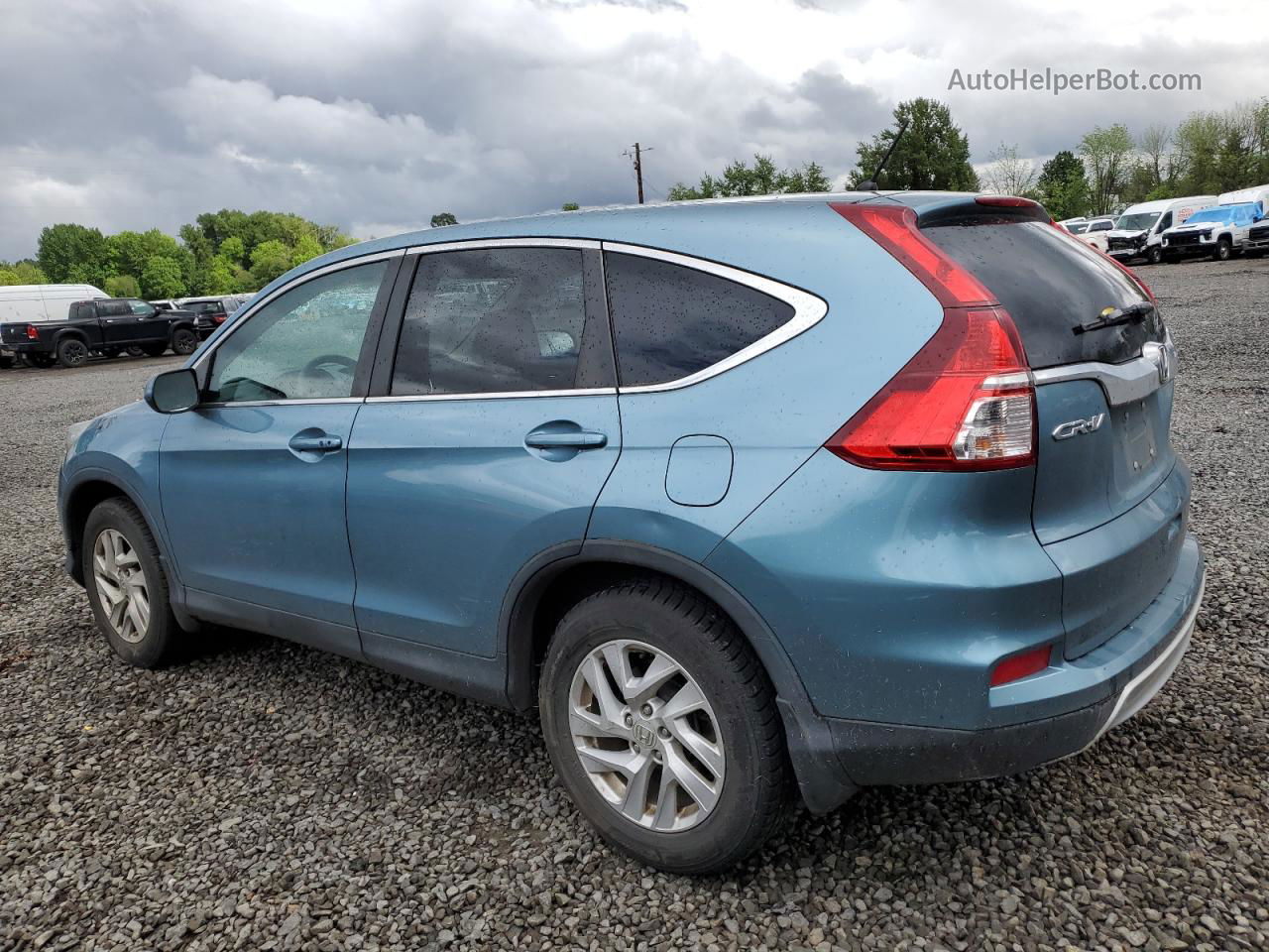 2016 Honda Cr-v Ex Blue vin: 2HKRM4H59GH613072