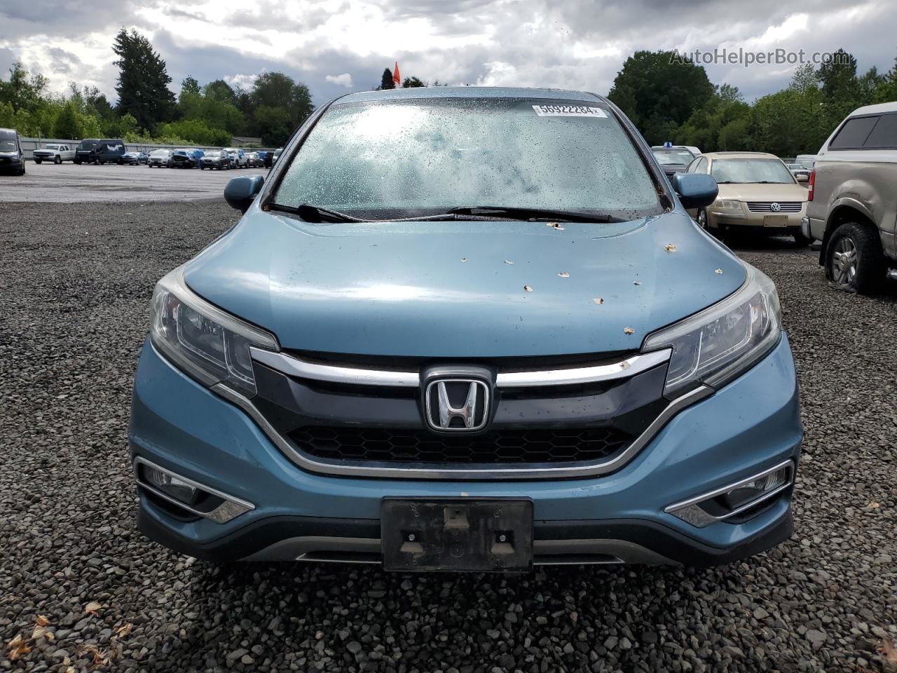 2016 Honda Cr-v Ex Blue vin: 2HKRM4H59GH613072