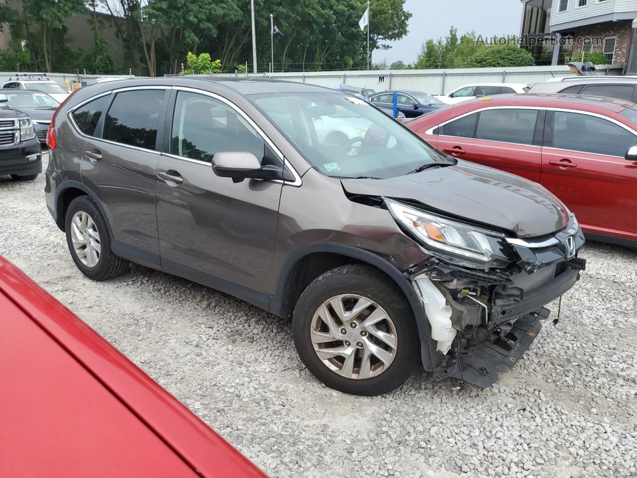 2016 Honda Cr-v Ex Brown vin: 2HKRM4H59GH635170