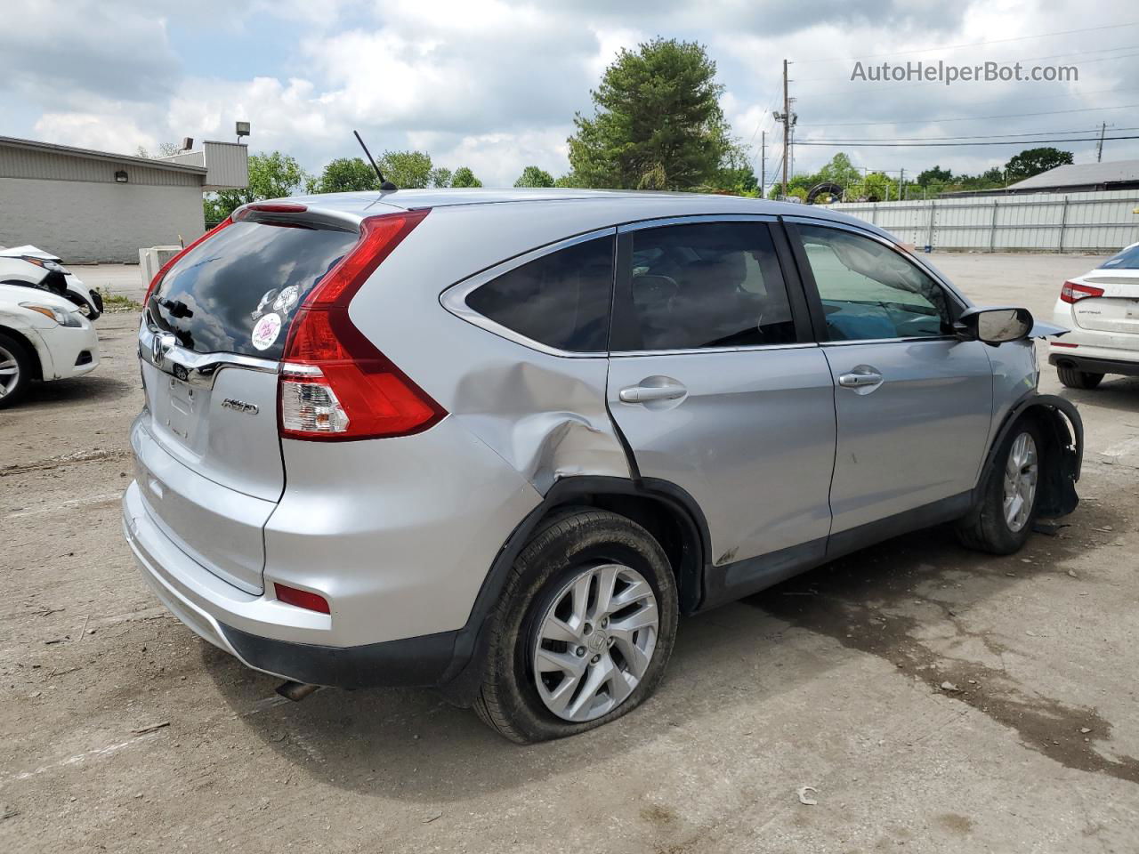 2016 Honda Cr-v Ex Silver vin: 2HKRM4H59GH653927