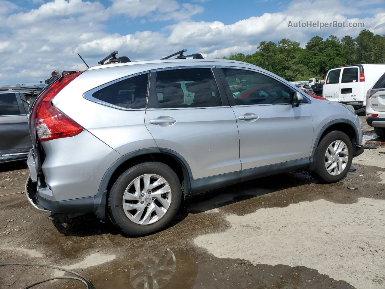 2016 Honda Cr-v Ex Silver vin: 2HKRM4H59GH668508