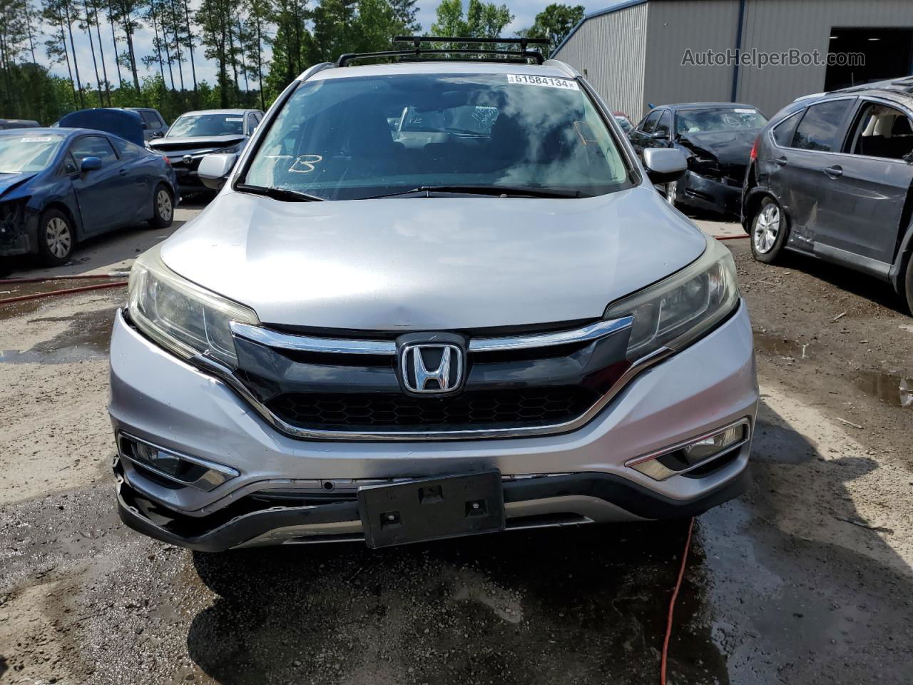 2016 Honda Cr-v Ex Серебряный vin: 2HKRM4H59GH668508