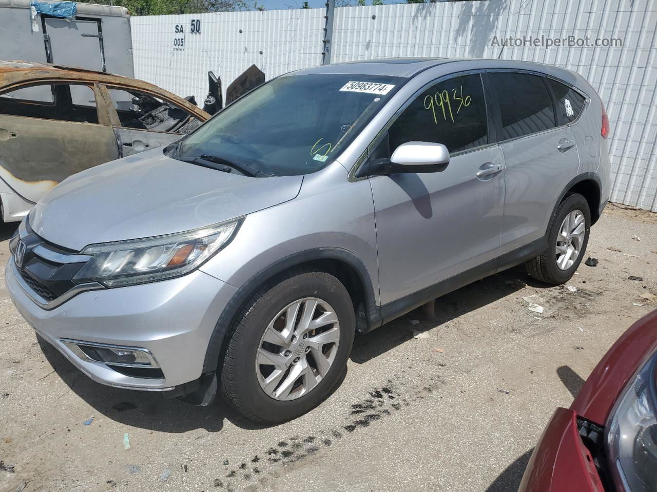 2016 Honda Cr-v Ex Серебряный vin: 2HKRM4H59GH714905