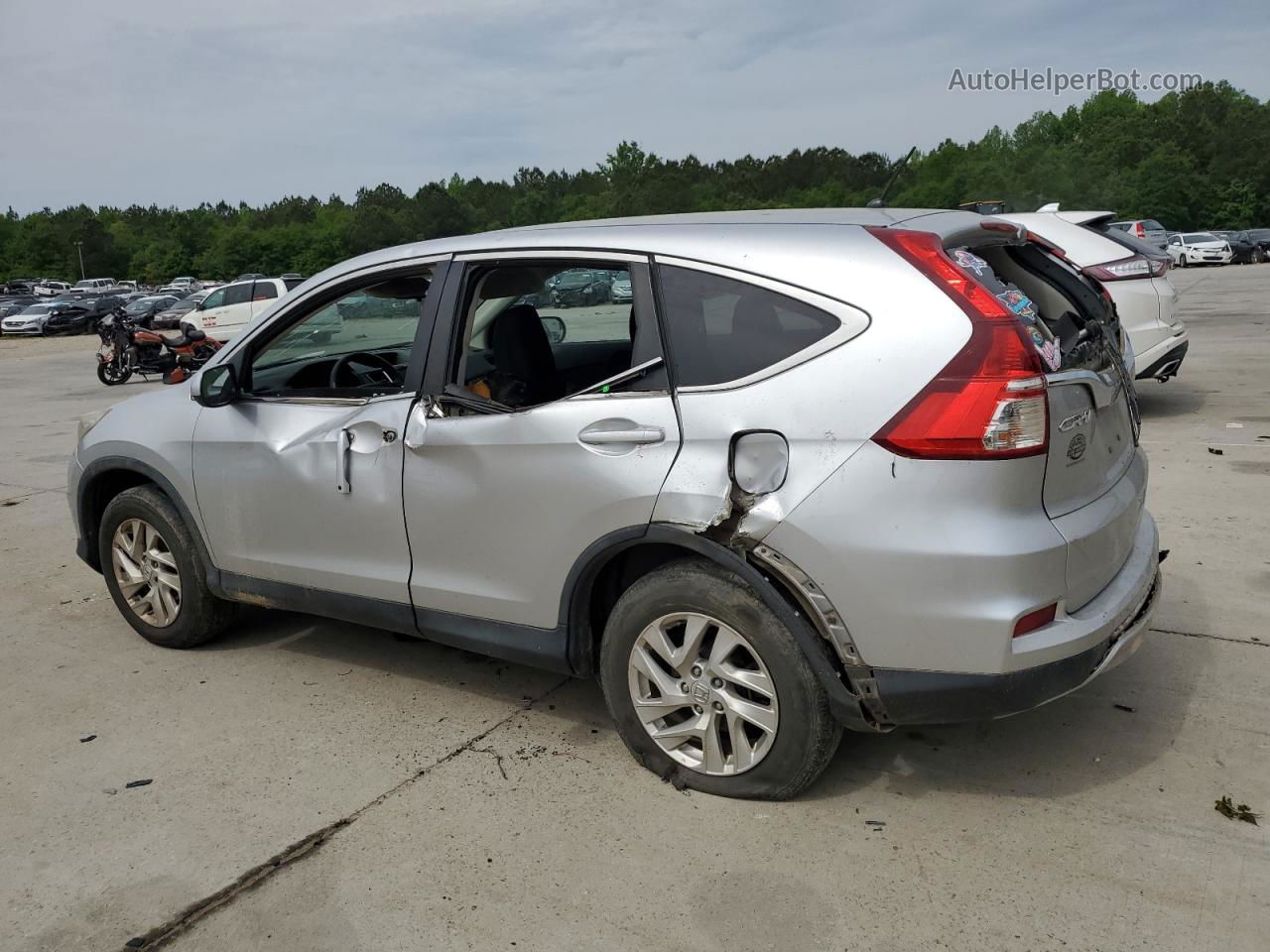 2016 Honda Cr-v Ex Silver vin: 2HKRM4H59GH727461