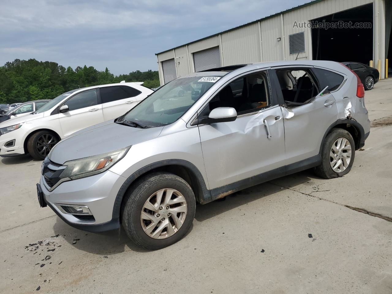 2016 Honda Cr-v Ex Silver vin: 2HKRM4H59GH727461