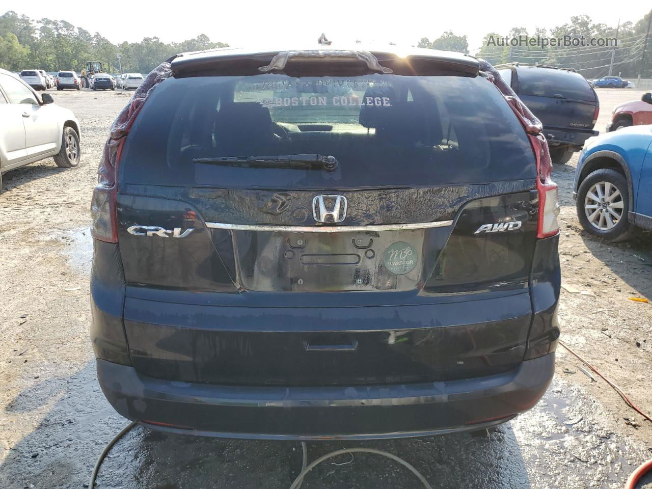 2012 Honda Cr-v Ex Черный vin: 2HKRM4H5XCH621322