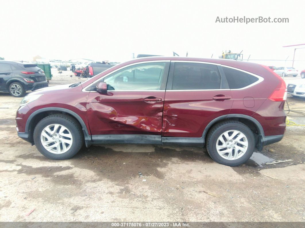 2015 Honda Cr-v Ex Maroon vin: 2HKRM4H5XFH618750