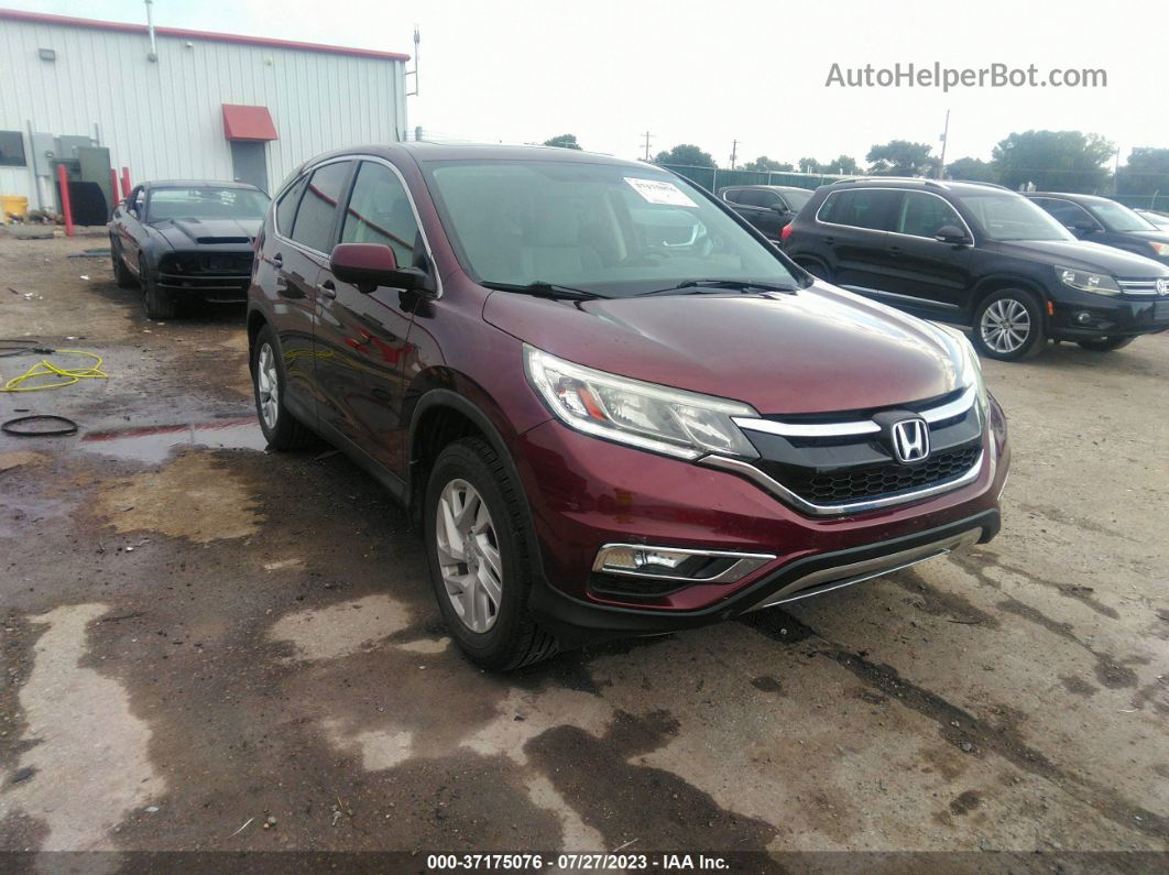 2015 Honda Cr-v Ex Maroon vin: 2HKRM4H5XFH618750