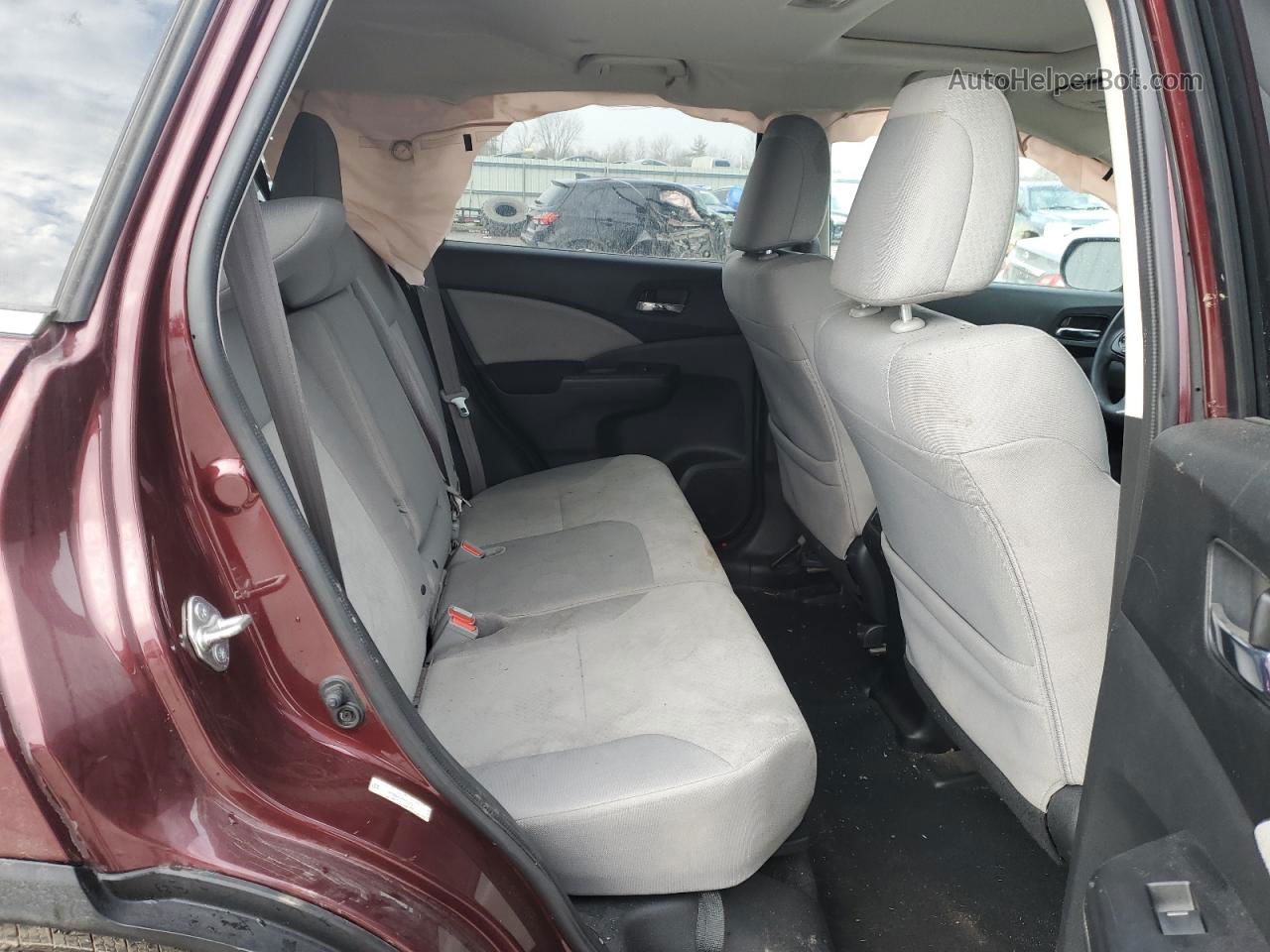 2015 Honda Cr-v Ex Burgundy vin: 2HKRM4H5XFH625231