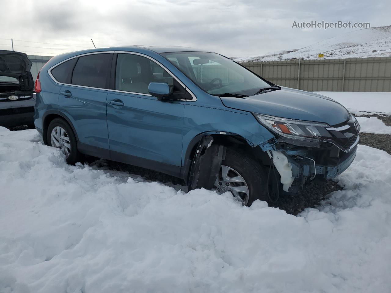 2015 Honda Cr-v Ex Blue vin: 2HKRM4H5XFH670928