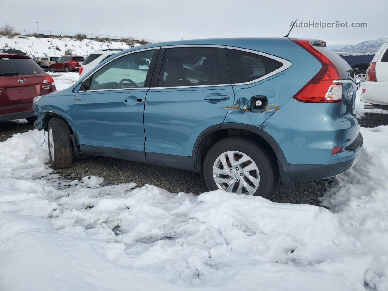 2015 Honda Cr-v Ex Blue vin: 2HKRM4H5XFH670928