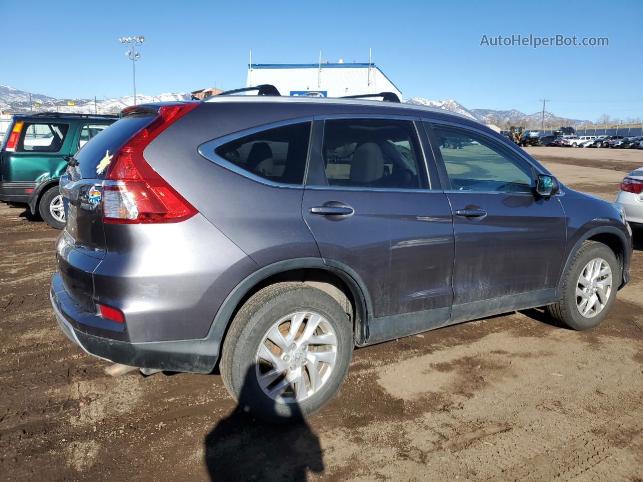 2015 Honda Cr-v Ex Gray vin: 2HKRM4H5XFH689396