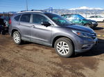 2015 Honda Cr-v Ex Gray vin: 2HKRM4H5XFH689396