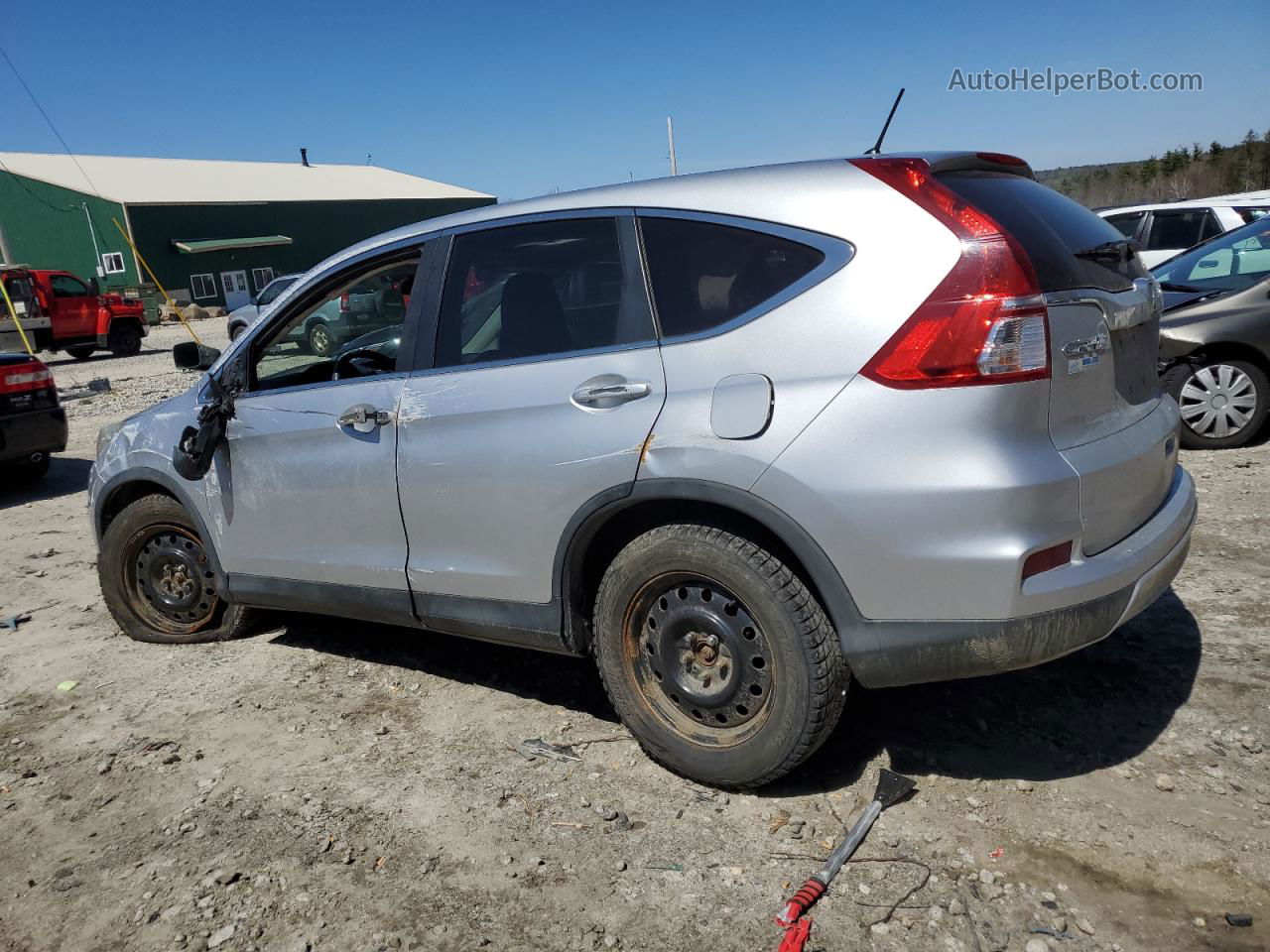 2015 Honda Cr-v Ex Silver vin: 2HKRM4H5XFH701322