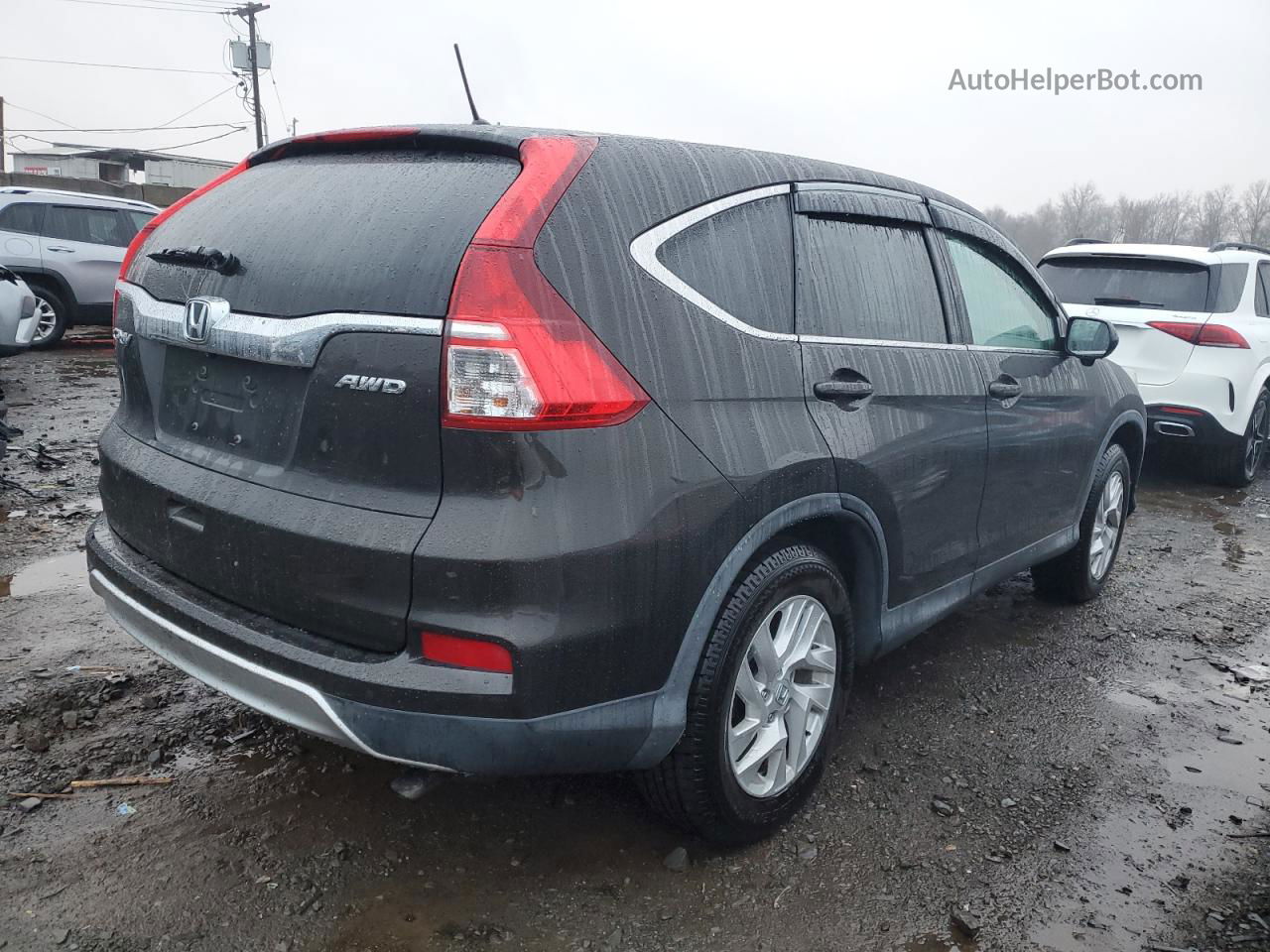 2016 Honda Cr-v Ex Charcoal vin: 2HKRM4H5XGH647232