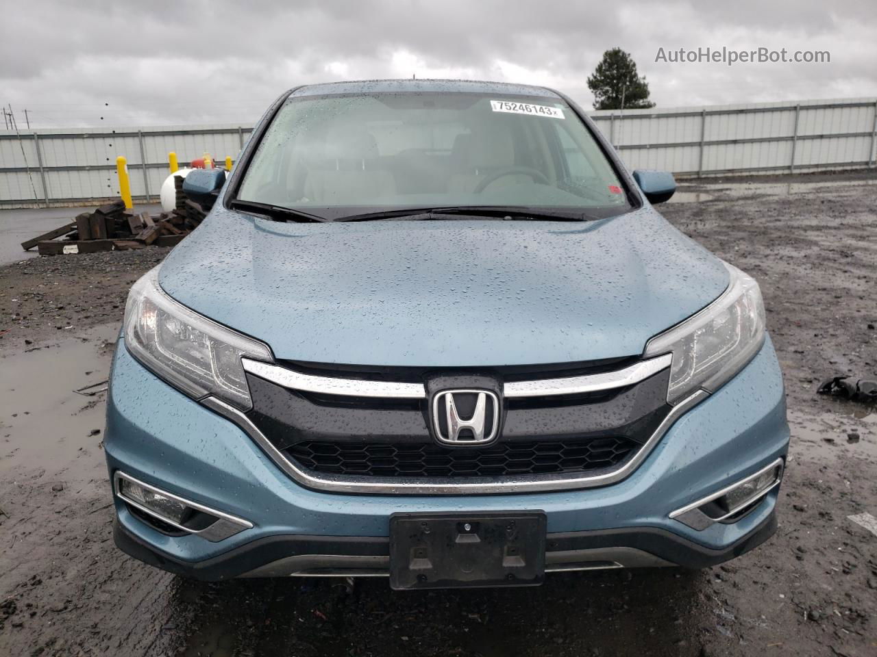 2016 Honda Cr-v Ex Blue vin: 2HKRM4H5XGH695216