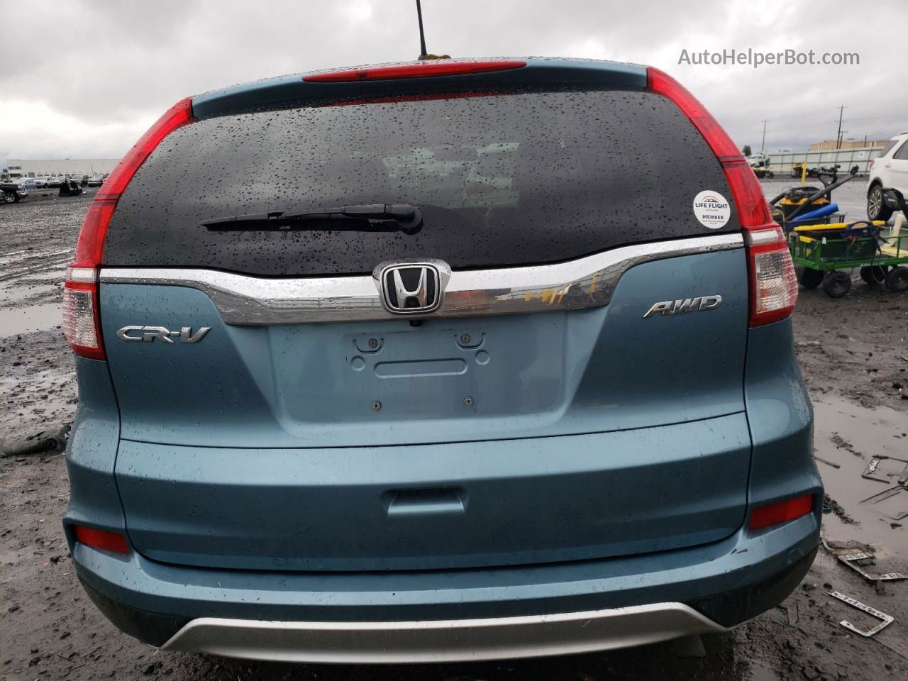 2016 Honda Cr-v Ex Синий vin: 2HKRM4H5XGH695216