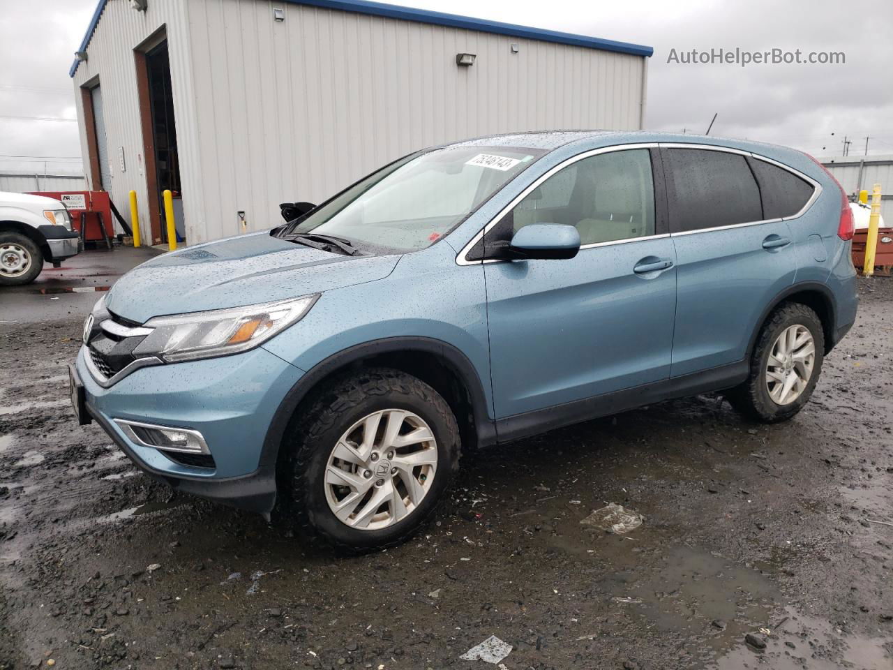 2016 Honda Cr-v Ex Blue vin: 2HKRM4H5XGH695216