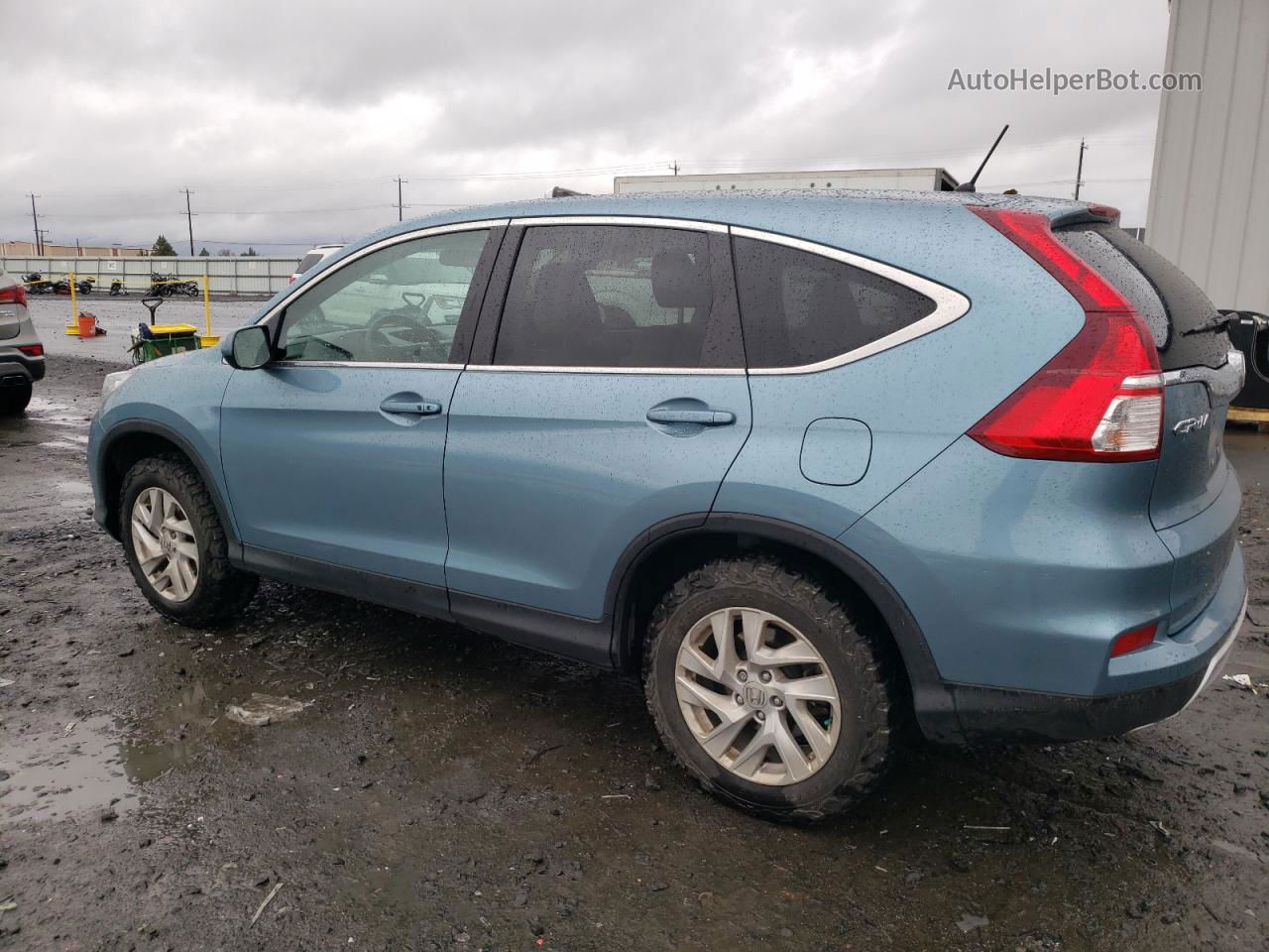 2016 Honda Cr-v Ex Blue vin: 2HKRM4H5XGH695216