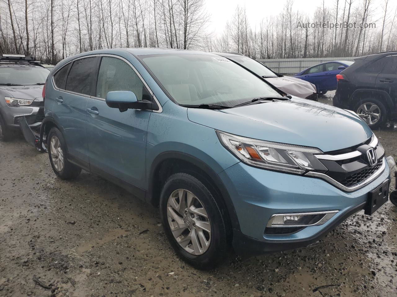 2016 Honda Cr-v Ex Синий vin: 2HKRM4H5XGH710944