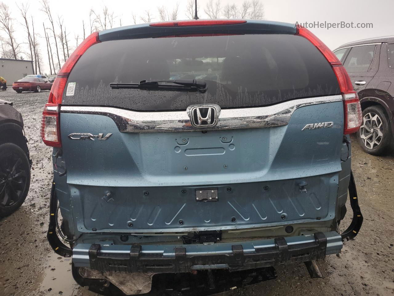 2016 Honda Cr-v Ex Blue vin: 2HKRM4H5XGH710944