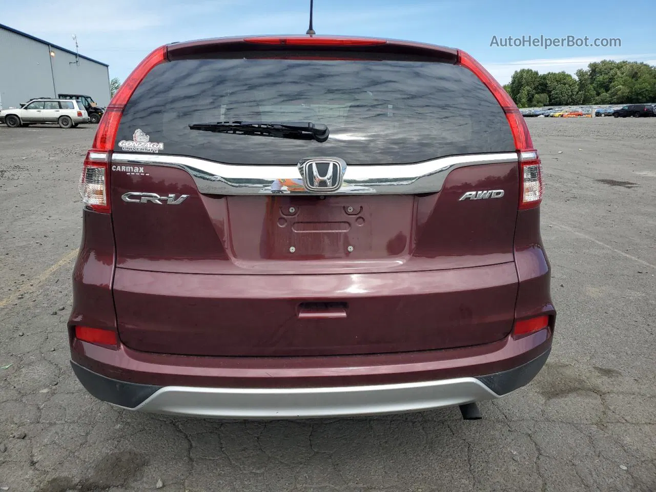 2016 Honda Cr-v Ex Burgundy vin: 2HKRM4H5XGH726920