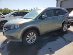 2012 Honda Cr-v Exl Teal vin: 2HKRM4H70CH601873