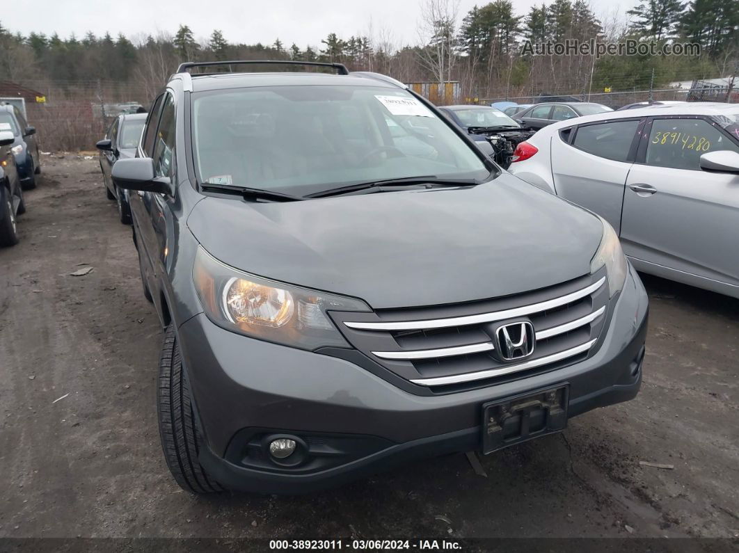 2012 Honda Cr-v Ex-l Black vin: 2HKRM4H70CH617040