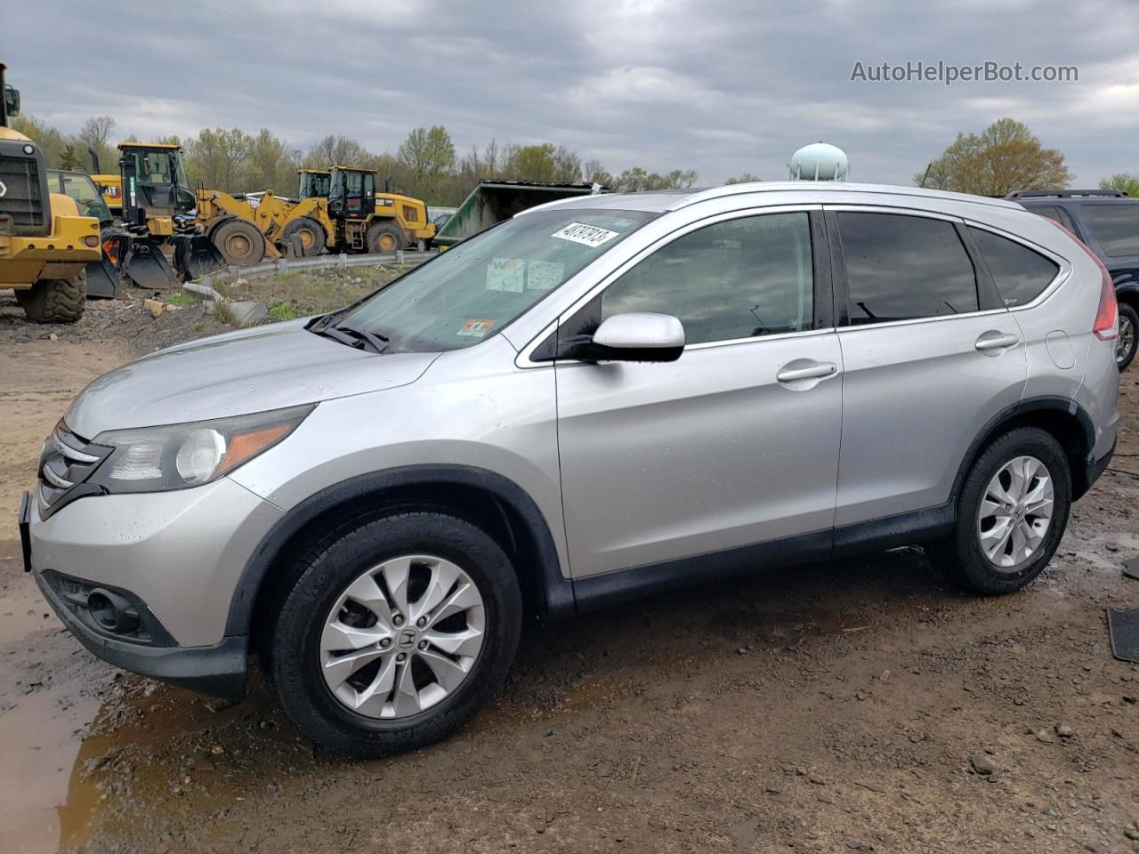 2012 Honda Cr-v Exl Silver vin: 2HKRM4H70CH632055