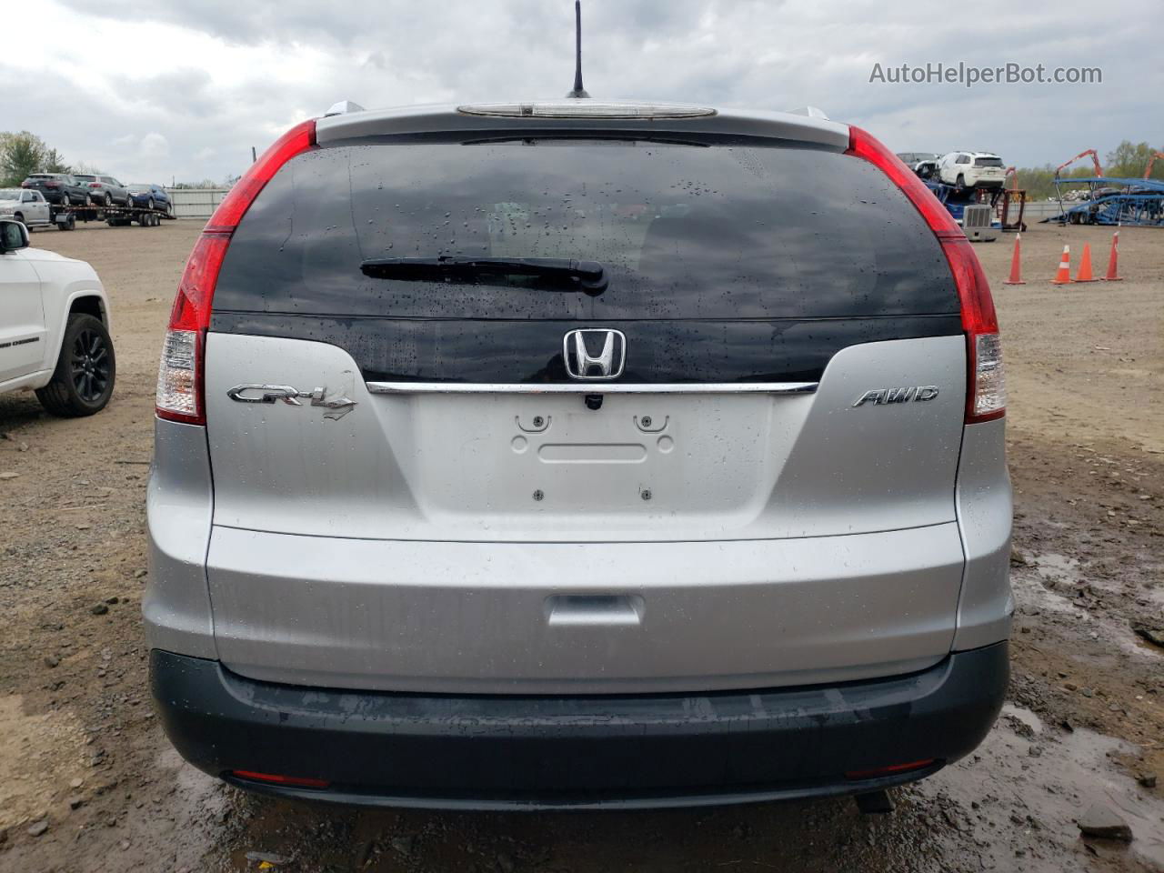 2012 Honda Cr-v Exl Silver vin: 2HKRM4H70CH632055