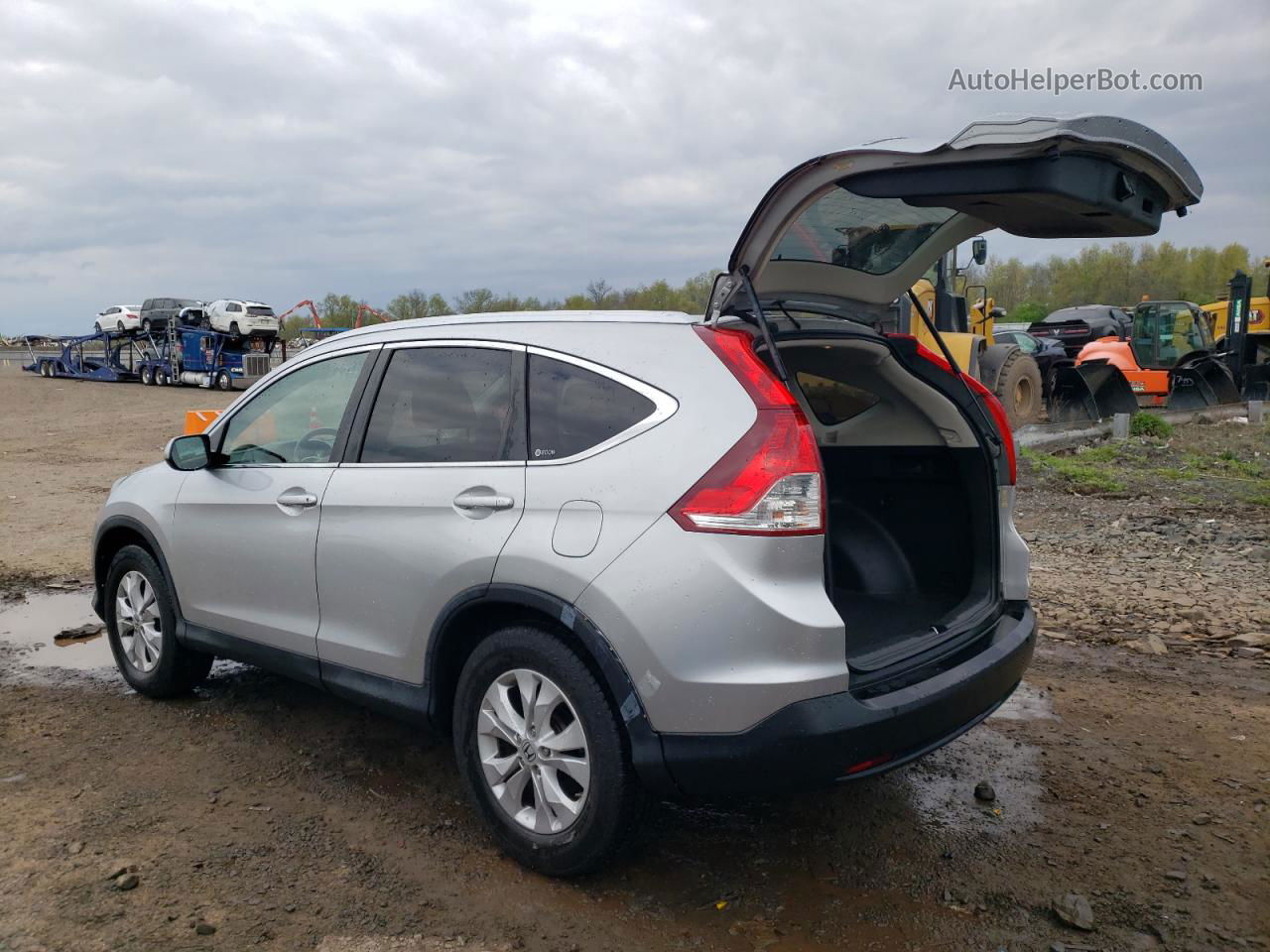 2012 Honda Cr-v Exl Silver vin: 2HKRM4H70CH632055