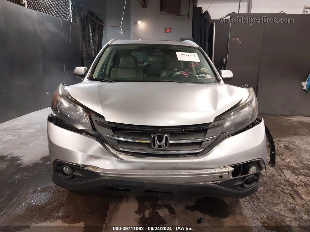 2013 Honda Cr-v Ex-l Silver vin: 2HKRM4H70DH602801