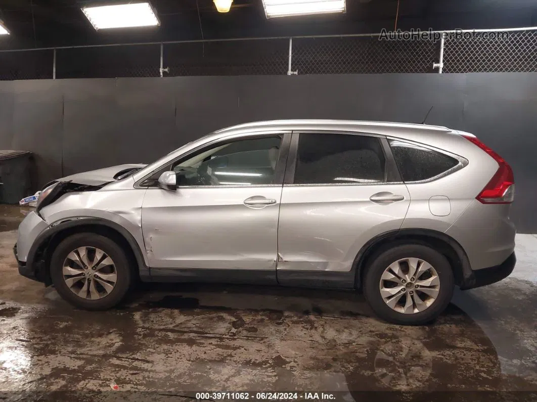 2013 Honda Cr-v Ex-l Silver vin: 2HKRM4H70DH602801