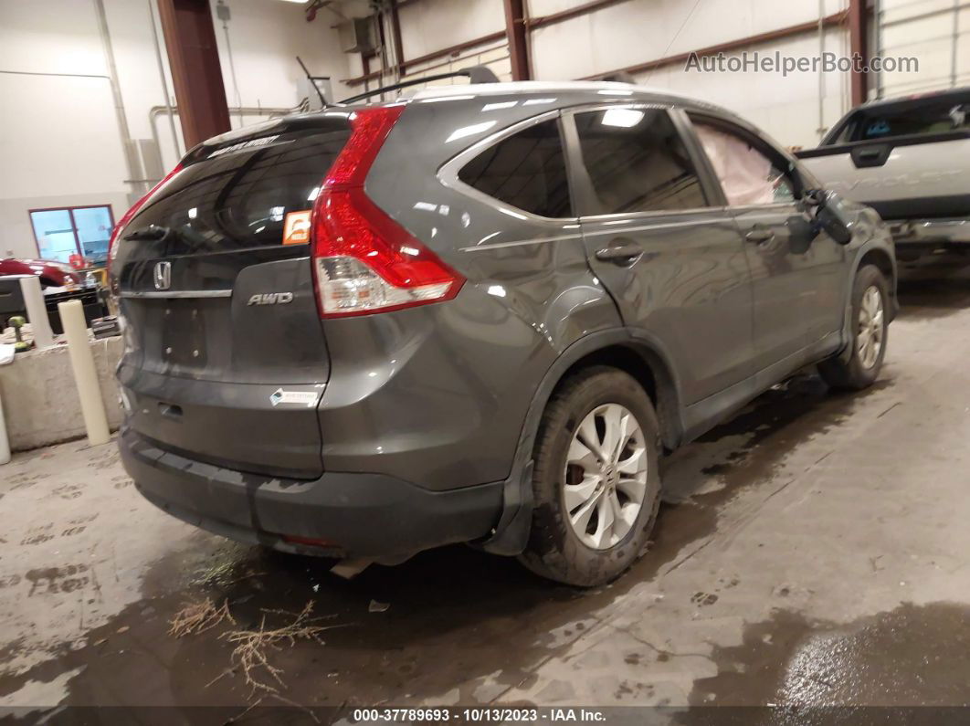 2013 Honda Cr-v Ex-l Gray vin: 2HKRM4H70DH655059