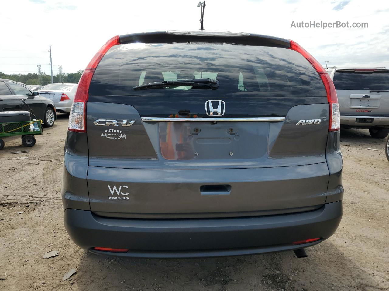 2013 Honda Cr-v Exl Gray vin: 2HKRM4H70DH660262